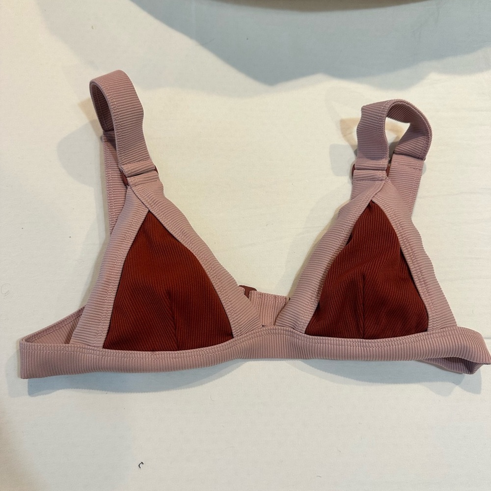Dolce Vita Pink and Red Bikini Top